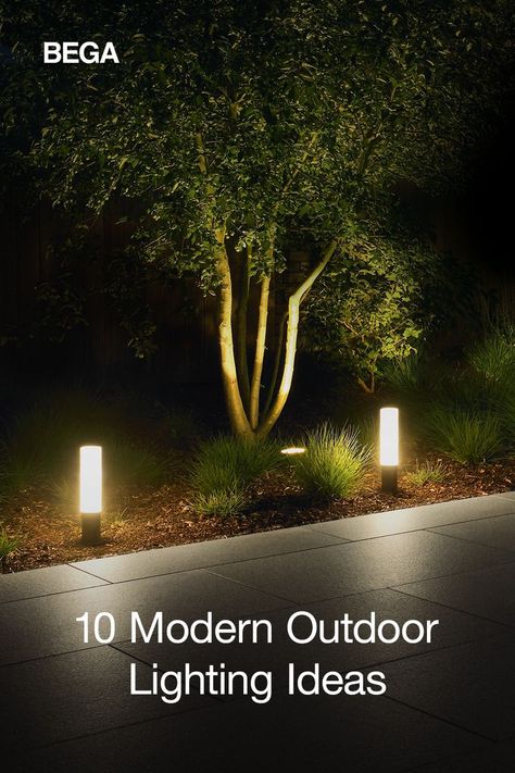 Outdoor Ambiance Lighting, Bright Outdoor Lighting, Patio Wall Lighting Ideas, Sidewalk Solar Lights, Exterior Lighting Ideas Backyard, Front Driveway Lighting Ideas, Exterior Patio Lighting, Outdoor Ground Lights, Backyard Wall Lighting