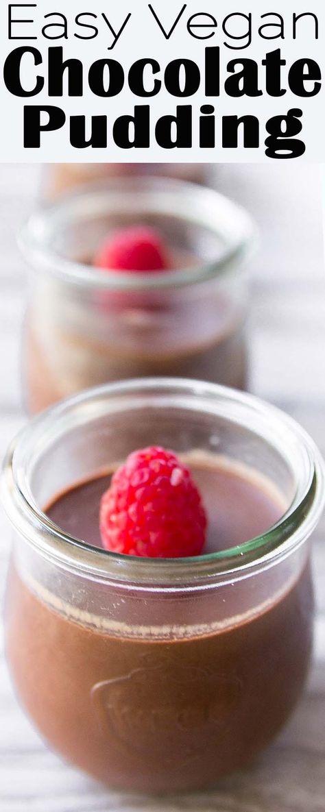 Coconut Milk Dessert, Coconut Milk Pudding, Vegan Xmas, Vegan Chocolate Pudding, Coconut Milk Chocolate, Vegan Pudding, Chocolate Pudding Recipes, Milk Dessert, Bruschetta Ingredients