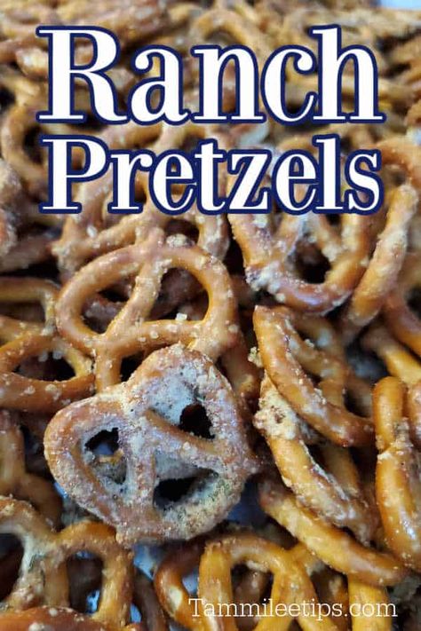 Ranch Pretzels Recipe, Candied Walnuts Recipe, Oreo Rice Krispie Treats, Spiced Pretzels, Knorr Spinach Dip, Candied Walnut Recipe, Ranch Pretzels, Seasoned Nuts, Easy Snack Mix