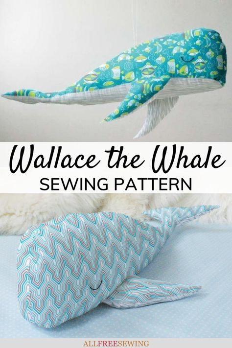 Whale Plush Pattern Free, Diy Whale Stuffed Animal, Whale Stuffed Animal Pattern, Whale Stuffed Animal Pattern Free, Stuffed Toys Sewing Patterns, Stuffed Whale Pattern Free, Whale Pattern Sewing, Plush Animal Patterns, Whale Plush Pattern