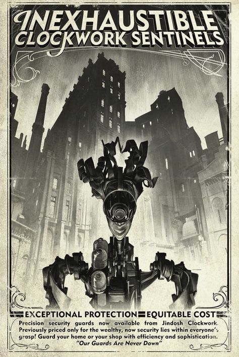 Clockwork Soldiers, Dishonored 2, Grand Palace, Dishonored, Propaganda Posters, Bioshock, Video Game Art, Scary Halloween, Dark Fantasy