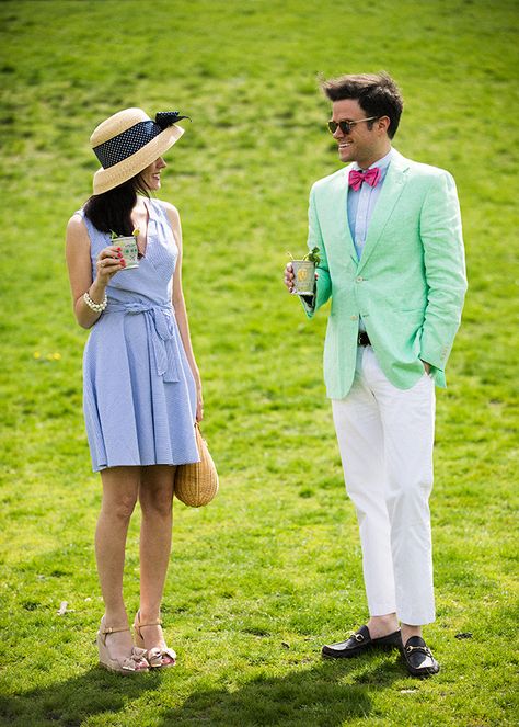 Derby Day - Classy Girls Wear Pearls Horse Race Outfit, Preppy Family, Kentucky Derby Attire, Kentucky Derby Fashion, Derby Attire, Sarah Vickers, Race Outfit, Derby Fashion, Classy Girls Wear Pearls