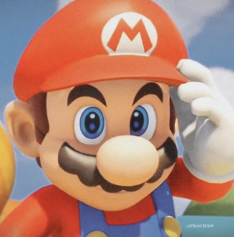 Super Mario Profile Picture, Mario Pfp Aesthetic, Super Mario Icons, Mario Aesthetic, Mario Pfp, Mario Icons, Move Icon, Mario Mario, Dreamcore Aesthetic