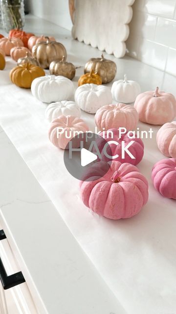 S T E P H✨DIY Creator + Maker on Instagram: "Mini pumpkins always leftover post Halloween? 🎃 Keep them! By up cycling into chic Thanksgiving decor🦃✨
.
Especially love that this painting hack could double as sensory play kids can join in on, while adding a family friendly personal touch to your tablescape. Win-win: crafting, bonding + decor!🎨✨
.
What I used to create this final look?
Plastic baggies
Acrylic Paint (desired colors)
Parchment paper (to dry on)
Fresh eucalyptus 
Candle holders 
Candles (desired colors) 
Ribbon (matches candle candle)
.
For my exact paint and supplies comment, “table”✨ 
.
MAKING NOTE: Lighter shades (like white and soft pink) need 2 coats, while deeper hues (like rich orange and dark pink) only need one.
.
Save this post for after-Halloween weekend 🫶🏻— it’s Chic Thanksgiving Decor, Eucalyptus Candle, Table Making, White Paint Pen, Fresh Eucalyptus, Candle Candle, Mini Pumpkins, Painted Pumpkins, White Paint