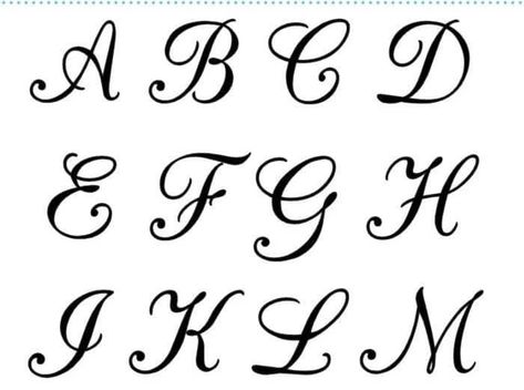 Download these free printable calligraphy letters for your craft projects or use free printable calligraphy letters to learn calligraphy. Free Printable Monogram Letters, Free Printable Monogram, Calligraphy Alphabets, Free Printable Letter Stencils, Letter Stencils Printables, Alphabet Calligraphy, Printable Letter Templates, Alphabet Letter Templates, Free Stencil Maker