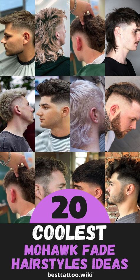 Mens Long Mohawk, Faded Mohawk Men, Mowhak Hairstyle Mens, Modern Mohawk Boys, Modern Mohawk Men, Faded Mohawk Boys, Kids Undercut, Fohawk Haircut Fade, Frohawk Fade