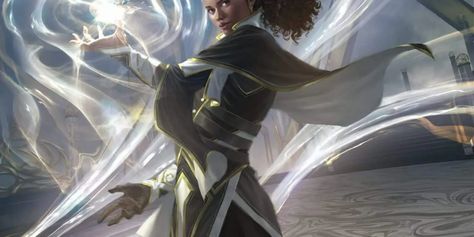 Divine Soul Sorcerer in D&D 5e | Full Subclass Guide - Tabletop Joab Female Wizard Character Design, Female Wizard, Fantasy Wizard, Mtg Art, Heroic Fantasy, High Fantasy, Afro Art, Arte Fantasy, Magic Art