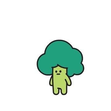 Simple 2d Character Design, Broccoli Character, Tomato Character, Leaf Character, Flip Books Art, Mobile Stickers, Africa Art Design, Caracter Design, Simple Character