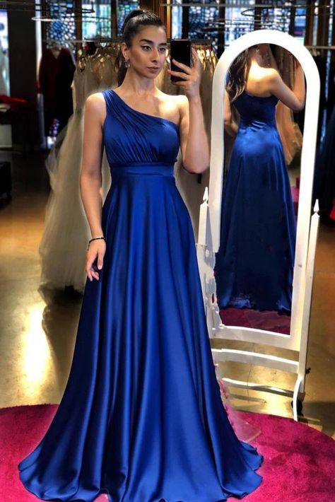 Royal Blue Bridesmaids, Hope Floats, Royal Blue Bridesmaid Dresses, Formal Prom Dresses Long, Cheap Formal Dresses, Cheap Prom Dresses Long, One Shoulder Prom Dress, Evening Dresses Online, Prom Dresses Sleeveless