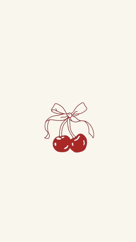 Cherry Wallpaper Aesthetic Iphone, Flower Lockscreen, Glamour Wallpaper, Cute Home Screen Wallpaper, Artsy Background, Wallpaper Iphone Boho, Wallpaper Summer, Dark Red Wallpaper, Bow Wallpaper