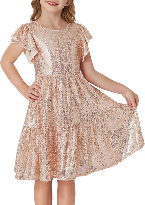 Material:Our sequin party dress is made with a high-quality blend of polyester and spandex,ensuring a comfortable and breathable fit.The fabric offers a soft,smooth texture that feels delightful against the skin,providing both style and comfort for your little fashionista. Party Dress Sequin, Fancy Birthday, Girls Sequin Dress, Cheap Party Dresses, Holiday Party Dress, Cheap Party, Sweet Fashion, Look Formal, Party Dresses Online