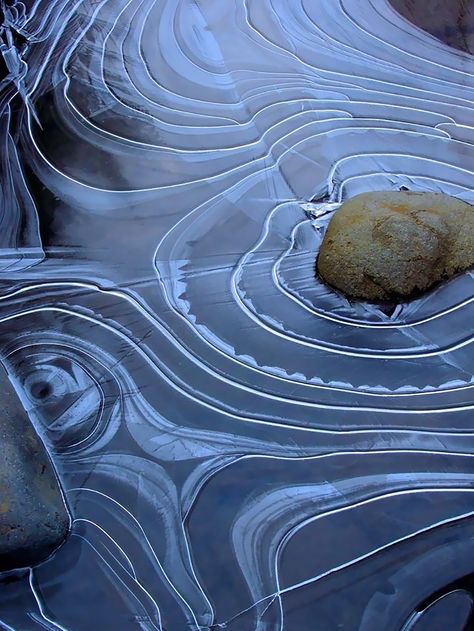 Frozen Pond Japanese Rock Garden, Foto Macro, Frozen Pond, Lake Baikal, Matka Natura, Ice Art, Snow Sculptures, Asia Tenggara, Frozen Lake