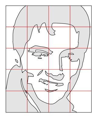 Pop Art Portrait Template - Elvis Presley Portrait Template, Ben Day Dots, 3d Pencil Drawings, Frankenstein Art, 8th Grade Art, Koi Art, Tape Art, Pop Art Portraits, Pop Culture Art