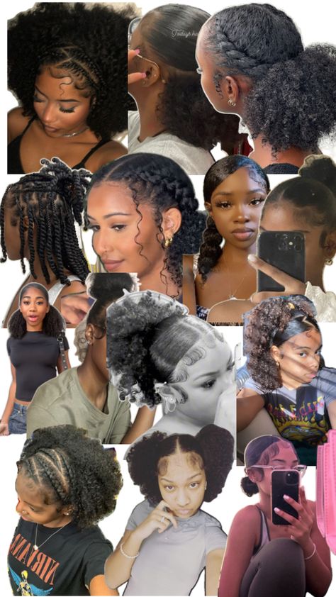 Mixed Curly Hair, Protective Hairstyles For Natural Hair, Curly Hair Videos, Quick Natural Hair Styles, Cute Curly Hairstyles, Cute Box Braids Hairstyles, Protective Hairstyles Braids, Curly Hair Styles Easy, Hairdos For Curly Hair