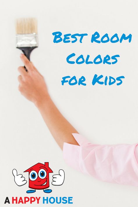 The right color is sure to make #AHappyHouse! #AHappyHouseGuarantee Daycare Room Paint Colors, Toy Room Paint Colors, Preschool Classroom Wall Paint Colors, Playroom Wall Colors Painting, Fun Playroom Paint Colors, Paint Colors For Playroom, Kids Room Color Ideas, Playroom Wall Colors, Kids Bedroom Paint Ideas