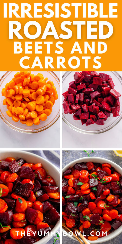 Try this easy honey roasted beets and carrots recipe for a healthy and vibrant side dish that everyone will love! #honeyroastedbeets #carrots #homemade #easyrecipes #healthymeals Honey Roasted Beets And Carrots, Roasted Carrots And Beets Oven, Beet Recipes Lunch, Beets Recipe Ideas, Fresh Beets Recipe, Recipes With Beets, Honey Roasted Beets, Glazed Beets, Beet Recipes Healthy