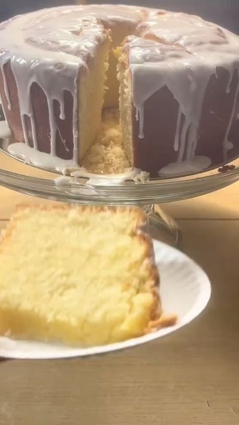 Jaffry Ward | Amateur Chef on Reels | jaffrykward · Original audio Pound Cake Glaze, Buttermilk Pound Cake, Lemon Cakes, Scoop Of Ice Cream, Lemon Pound Cake Recipe, Kimchi Recipe, Cake Vanilla, Lemon Cake Recipe, Pound Cakes