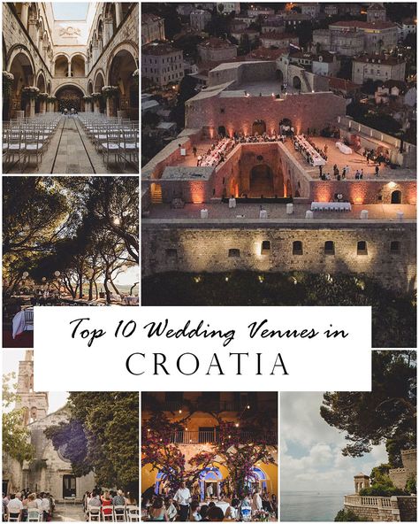 Dubrovnik Croatia Wedding, Wedding Venues Abroad, Europe Destination Wedding, Croatia Wedding Venues, Wedding In Croatia, Croatian Wedding Venues, Wedding Venues Europe, Small Country Weddings, Unbreakable Vow