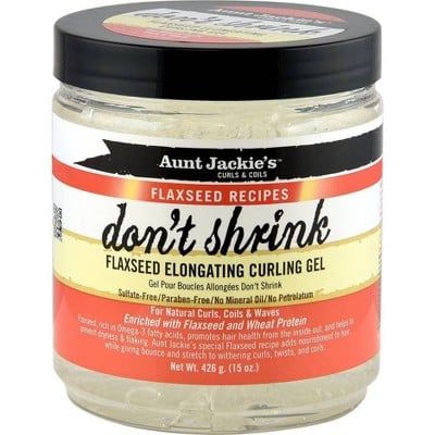 Aunt Jackie's Flaxseed Don't Shrink Curling Gel Flaxseed Recipes, Aunt Jackie, Flaxseed Gel, S Curl, Flax Seed Recipes, Hair Coils, Hair Vitamins, Flaxseed, Styling Gel