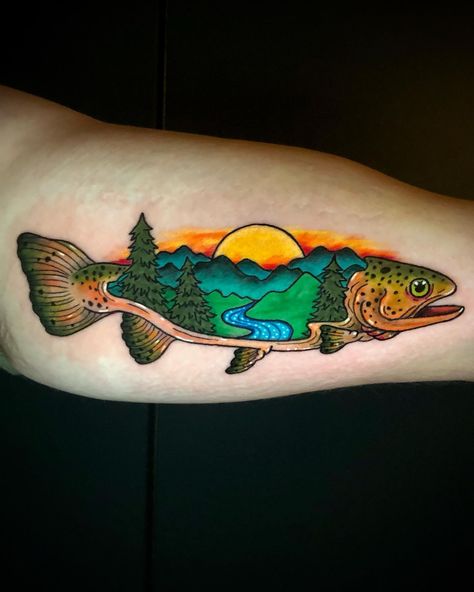 Trout Tattoo, rainbow trout tattoo, brook trout tattoo, tribal trout tattoo, trout tattoo ideas, traditional trout tattoo, simple trout tattoo, trout tattoo with mountains, small trout tattoo, trout tattoo black and white, minimalist trout tattoo, american traditional trout tattoo, brown trout tattoo, trout tattoo black, mike trout tattoo, speckled trout tattoo, simple small trout tattoo, neo traditional trout tattoo, brown trout tattoo designs, traditional rainbow trout tattoo,lake trout tattoo Neo Traditional Tattoos Mountains, Small Trout Tattoo, Trout Tattoos For Men, Brown Trout Tattoo, Traditional Trout Tattoo, Brook Trout Tattoo, Tattoo With Mountains, Rainbow Trout Tattoo, Wild Child Tattoo