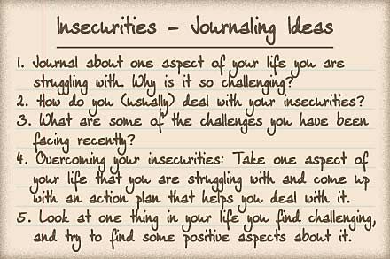 insecurities, journaling prompts, writing ideas, journaling cafe, misty hilltops designs Journal For Insecurity, Journal Insecurities, Insecurity Prompts, Insecurity Shadow Work Prompts, Journaling For Insecurity, Insecure Journal Prompts, Insecure Affirmations, Shadow Work Insecurities, Journal Prompts For Insecurity