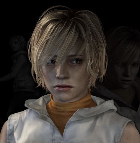 Silent Hill 3, Heather Mason, Silent Hill, A Woman, Blonde, Hair, White, Black