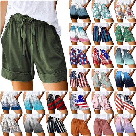 PRICES MAY VARY. ✨【Material】🎀:Shorts for women is made of high-quality fabrics, perfect combination of durability and comfort ✨【Tips】🎀:To ensure the perfect fit, please check the size chart in the product images. Our size chart is different from Amazon's, so use ours for accurate sizing. If you have other questions, feel free to contact us! ✨【Occasions】🎀:Womens summer comfy shorts are suited for all occasions. They make the ideal beach wear,pregnancy wear, vacation wear, home wear and perfect Shorts Flowy, Pregnancy Wear, Summer Casual Shorts, Teacher Products, Wide Leg Shorts, Vacation Wear, Casual Summer Shorts, Summer Linen, Amazon Products