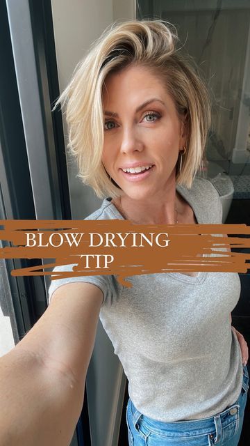 How To Style Jaw Length Hair, Diy Blowout Short Hair, How To Blow Dry Fine Hair, Blow Dry Bob For Volume, How To Blow Dry Front Of Hair, Fit Mission Makeup Hair, How To Blow Dry Bob Haircut, How To Blow Dry Middle Part Hair, Chin Length Hair With Layers Side Part