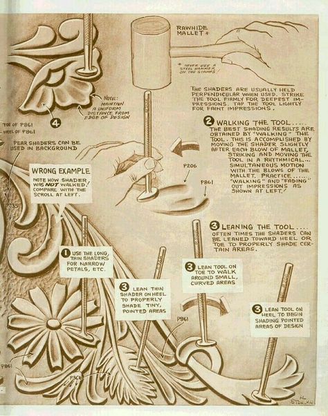 Diy Leather Working, Leather Working Projects, Leather Tutorial, Leather Working Patterns, Diy Leather Projects, Leather Working Tools, Leather Tooling Patterns, Tooling Patterns, Leather Craft Patterns