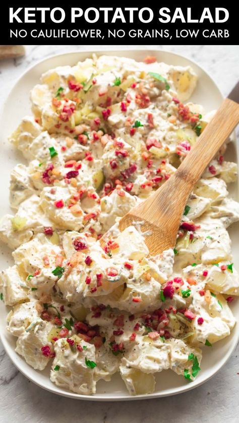 Turnip Potato Salad, Keto Baked Potato Substitute, Rutabaga Potato Salad, Keto Potatoes Recipes, Keto Biotic Recipes, Cauliflower Potato Salad Keto, Low Carb Potato Salad, Keto Rutabaga Recipes, Keto Baked Potato