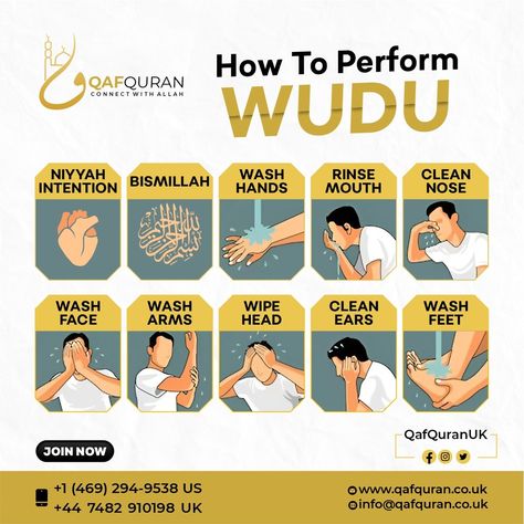 Do You Know How to Perform Wudu? #QAFQuranuk#Muslims#islam#ablution How To Perform Wudu, How To Do Wudu, Ablution Islam, Quran Tracker, Quran Tafseer, Male Teacher, Quran Translation, Online Quran, Female Teacher