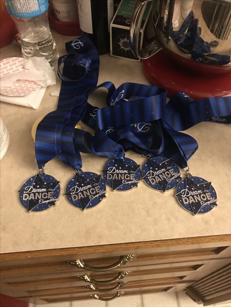 1st Place Dance Trophy, Dance Competition Awards, Dance Awards Aesthetic, Dance Medals, Dance Trophies, Dance Trophy, Pinterest Vision Board, Dance Goals, Gymnastics Medals