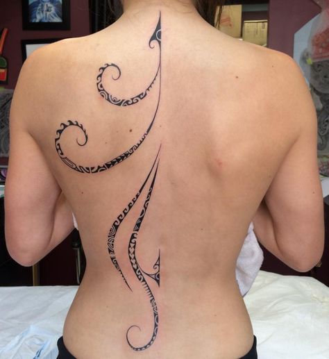 Lower Back To Side Tattoos Women, Polynesian Tattoos Women, Hawaii Tattoos, Romantic Tattoo, Tattoos To Cover Scars, Polynesian Tattoo Designs, Tattoos For Lovers, 4 Tattoo, Original Tattoos