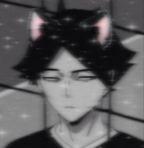 Emocyber Anime, Cybergoth Aesthetic, Suna Rintarou, Boy Dark, Anime Cat Boy, Cat Boys, Gothic Anime, Haikyuu Manga, Anime Cat