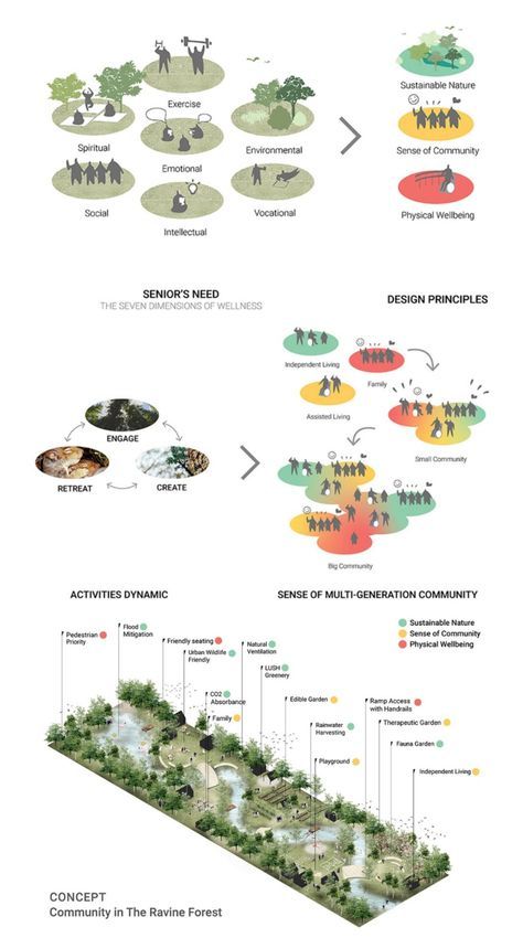 Landscape Design Concept Diagram, Neighborhood Park Design, Landscape Concept Diagram, Zoning Architecture Diagram, Landscape Diagram, Landscape Architecture Diagram, Landscape Architecture Graphics, Urban Design Diagram, Urban Design Graphics