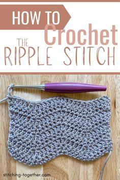 Ripple Stitch Crochet Scarf, Easy Crochet Ripple Blanket, Free Ripple Stitch Crochet Patterns, Crochet Ripple Stitch Diagram, Double Crochet Ripple Pattern Free, Crochet Ripple Stitch Video Tutorial, Crochet Ripple Stitches, Crochet Ripple Afghan Pattern Free Easy, Crochet Wave Blanket