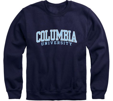 PRICES MAY VARY. COMFORTABLE AND SOFT – This Ivysport Columbia University men’s and women’s long sleeve crewneck sweat shirt looks great and feels cozy. This Columbia University logo printed crewneck sweatshirt is made from a comfortable 90% cotton and 10% polyester blend offering students and alumni the freshest Lions apparel, merchandise and swag perfect for tailgating on homecoming game day, parents’ weekend or for everyday wear. MADE IN THE USA – Our Essential spirit wear and NCAA merchandis Columbia University Logo, Embellished Hoodie, Carhartt Hoodie, University Logo, University Sweatshirts, Columbia University, Crew Sweatshirts, Oversize Hoodie, College Outfits