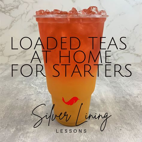 Guide to Making Loaded Teas at Home for Starters Boss Babe Loaded Tea Recipe, Simple Loaded Tea Recipes, How To Make Loaded Teas, 4c Loaded Tea Recipes, Loaded Teas At Home, Loaded Tea Recipes Diy, Silver Lining Lessons, Guarana Powder, Pomegranate Drinks