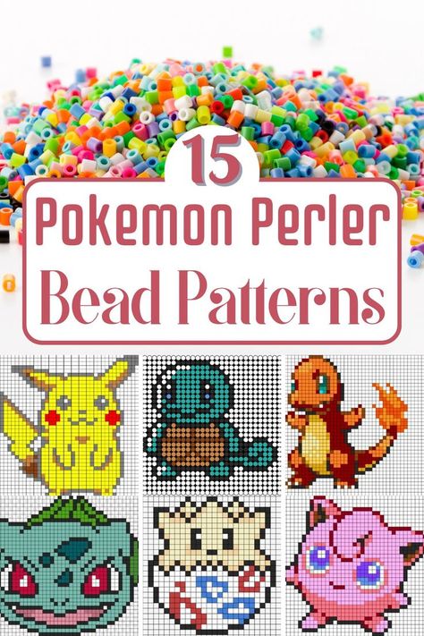 Pokemon Perler Bead Patterns Perler Bead Patterns Free, Pokemon Perler Bead Patterns, Bead Patterns Free, Perler Bead Pokemon Patterns, Easy Pokemon, Pokemon Perler, Pokemon Bead, Pokemon Pattern, Pokemon Perler Beads