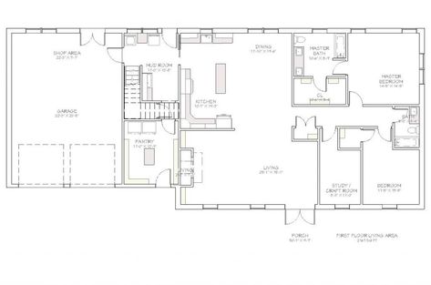 The Homesteader Laurel - Homestead House Plans Open Living And Kitchen, Crawl Space Foundation, Living And Kitchen, Canning Kitchen, Homestead House, Concrete Forms, Electrical Plan, Construction Plan, Building Code