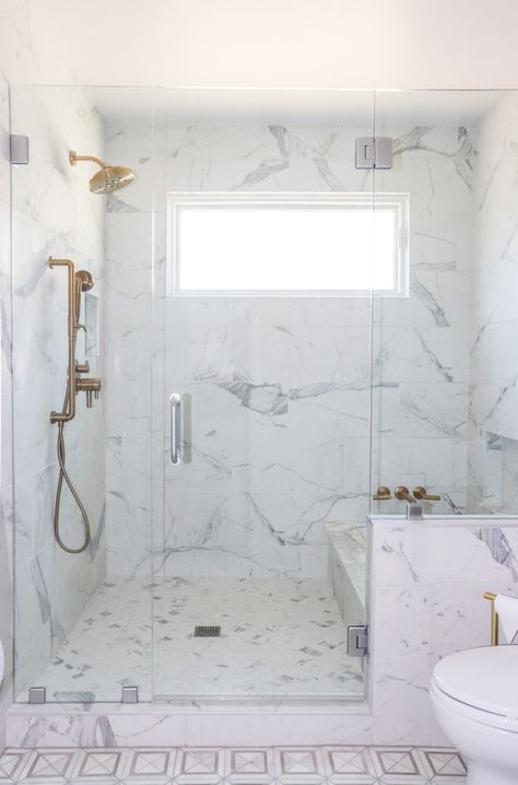 10 Bathrooms With Beautiful Wet Rooms Wet Room Bathroom With Tub, Lavender Tile, Natural Stone Tile Floor, Wet Room Bathroom, Wet Room Tiles, Acrylic Tub, Dream Bath, Wet Room, Vanity Faucet