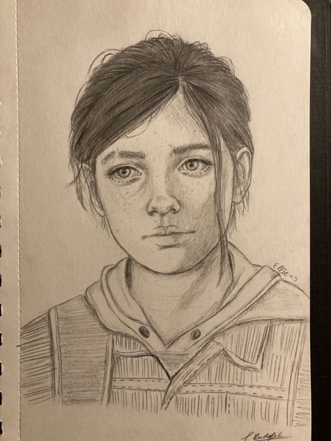 #tlou #drawing #ellie Tlou Drawing, Video Game Genre, Ellie Williams, Art Diary, Realistic Art, Last Of Us, Hand Art Drawing, Hand Art, Drawing Reference Poses