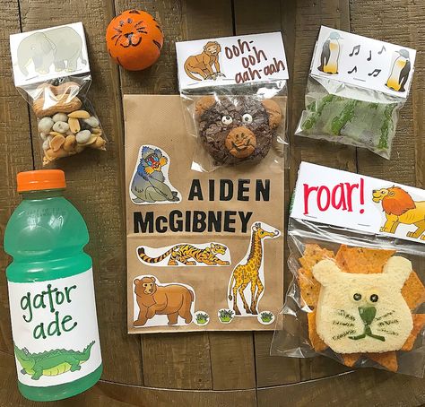 Packed Lunch For Zoo Trip, Zoo Trip Snacks, Zoo Field Trip Lunch Ideas, Zoo Day Lunch Ideas, Zoo Picnic Lunch Ideas, Zoo Lunch Ideas, Zoo Snacks, Zoo Gift Ideas, Zoo For Kids