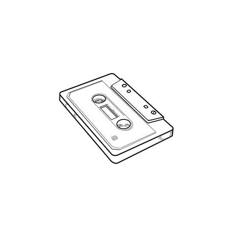 Casset Tapes Tattoo, Tape Deck Tattoo, Casette Tape Tattoo Simple, Cassette Tapes Tattoo, Music Simple Tattoo, Cassette Tape Tattoo Minimalist, Casset Tapes Drawing, Cassette Tattoo Design, Small Cassette Tape Tattoo