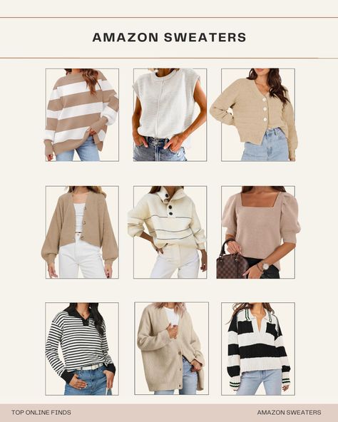 Fall and Winter sweaters from amazon fall fashion, affordable fashion, women's fashion, amazon, amazon fashion, sweaters Amazon Sweaters, Amazon Fall Fashion, Pool Party Outfits, Chic Cardigan, Amazon Favorites, Fashion Sweaters, Amazon Storefront, Amazon Gadgets, Amazon Store