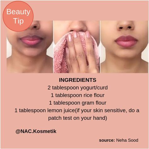 skin care Get rid of dark around lip naturally Method- Take a clean bowl and add 2 Lip Pigmentation Remedy, Pigmentation Remedy, Skin Care Home Remedies, Haut Routine, Facial Tips, Clear Healthy Skin, Natural Skin Care Remedies, Natural Face Skin Care, Lip Care Routine