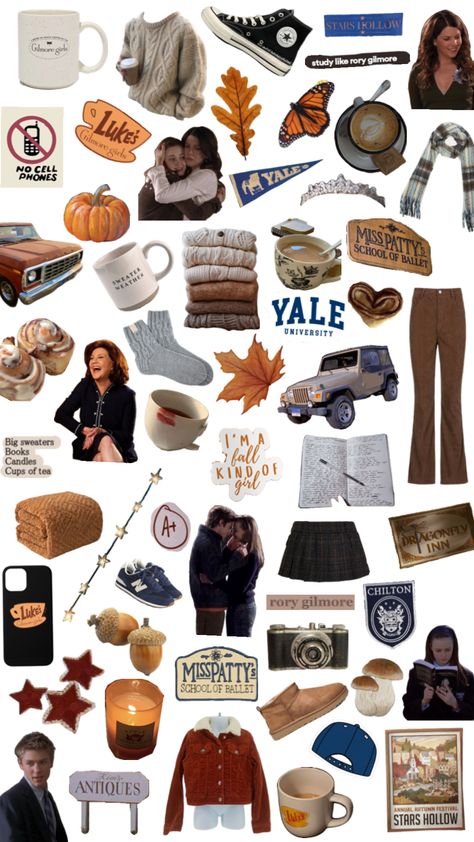 #autumn #gilmoregirls #orange #august #brown #lukes #lorelaigilmore Vintage Png, Lorelai Gilmore, Autumn Stickers, Rory Gilmore, Bullet Journal Doodles, Journal Doodles, Autumn Aesthetic, Girl Stickers, Scrapbook Journal