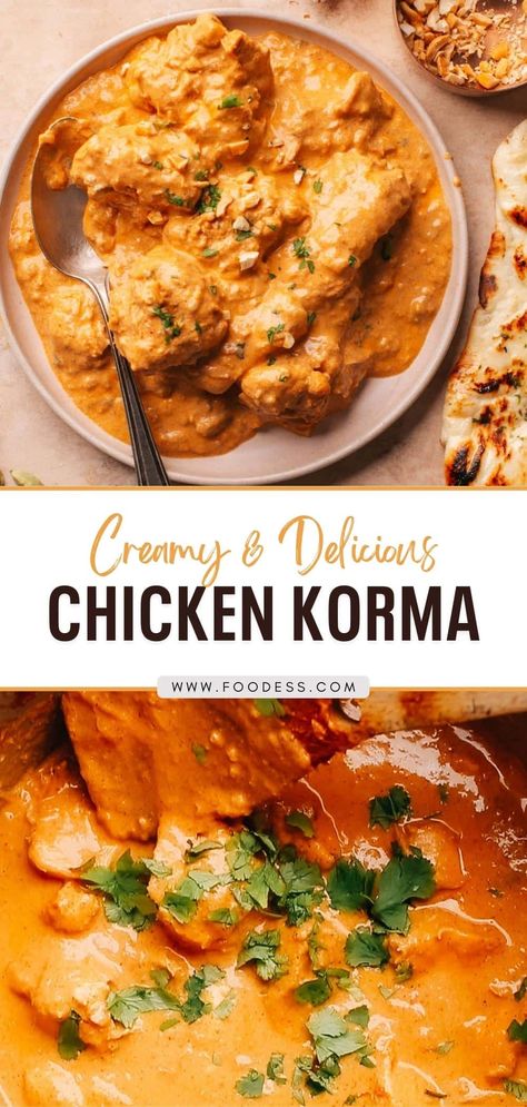 Best Chicken Korma Recipe, Chicken Shahi Korma, Authentic Chicken Korma Recipe, Korma Chicken Recipes, Authentic Indian Curry Recipes, Shrimp Korma Recipe, Chicken Kurma Recipes, Chicken Korma Recipe Easy, Authentic Butter Chicken Recipe Indian