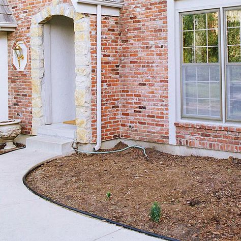 Landscape By Front Door, Back Door Landscaping, Landscape Under Window Front Yards, Entryway Landscaping Ideas Front Entry, Entryway Garden Front Entry, Red Brick House Landscaping Front Yards, Front Entry Landscape Ideas, Brick House Landscaping Front Yard, Entryway Landscaping Ideas