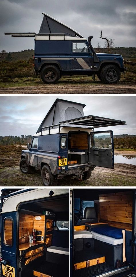 Sequoia Car Camping, Land Rover Camper Interior, Landrover Camper Interior, Land Rover Camper Conversion, Land Rover Defender 90 Camper, Landrover Defender 90 Interior, Vintage Defender Land Rovers, Land Rover Defender 90 Interior, Defender 110 Camper Interior